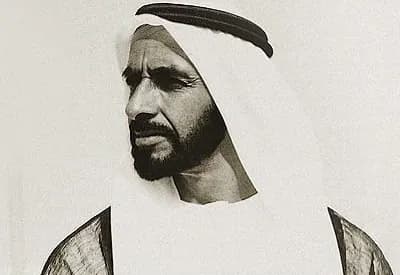 Official portrait of His Highness Late Sheikh Zayed Bin Sultan Al Nahyan