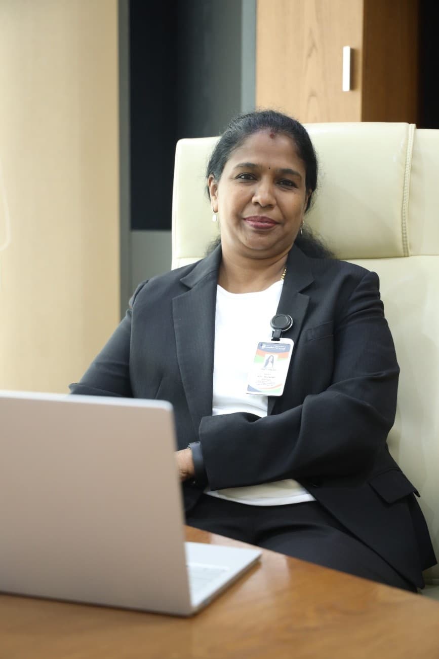Portrait of Ms. Jeya Prabha Nethaji