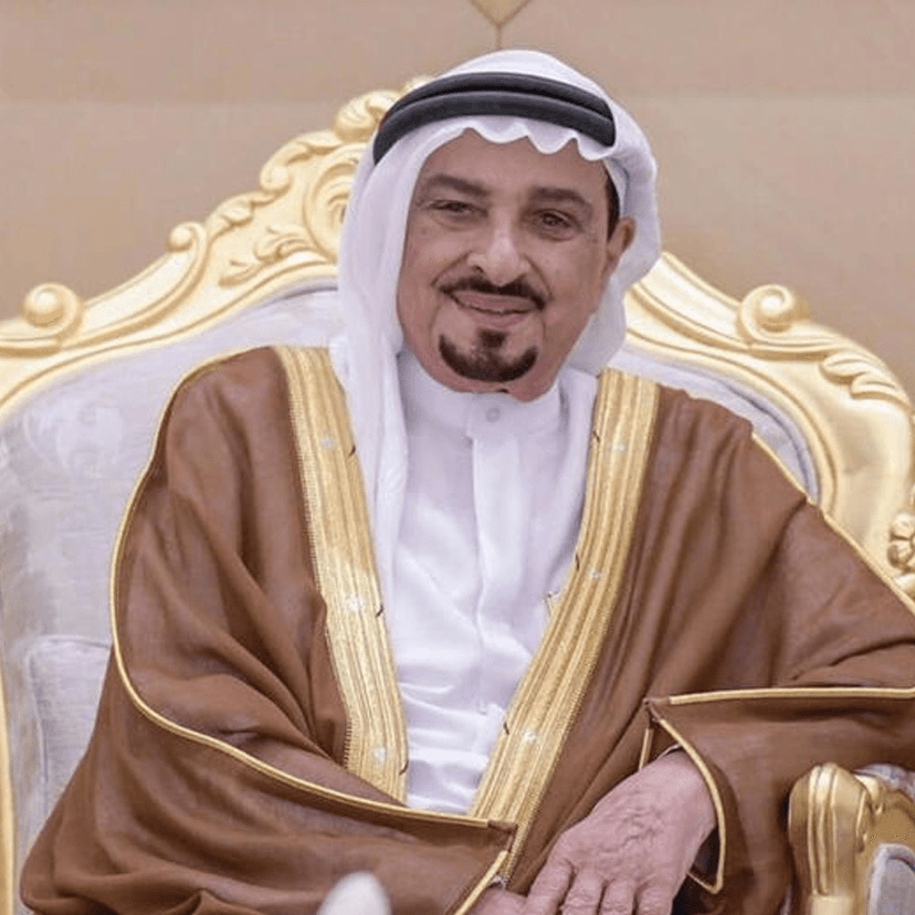 Official portrait of His Highness Sheikh Humaid Bin Rashid Al Nuaimi