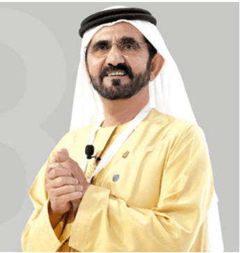 Official portrait of His Highness Sheikh Mohammed Bin Rashid Al Maktoum