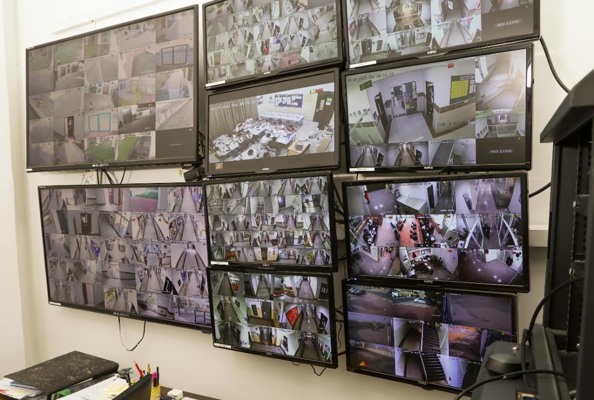 Round-the-clock security operations and comprehensive CCTV monitoring desk
